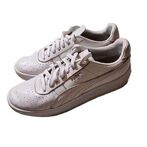 Puma Mens Shoes Sneakers GV Special Plus 366613 01 White Athletic‎ US Size 8 M